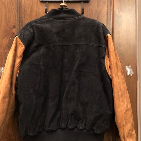 Leather Varsity Winter Letterman Jacket - Picture 2 of 3